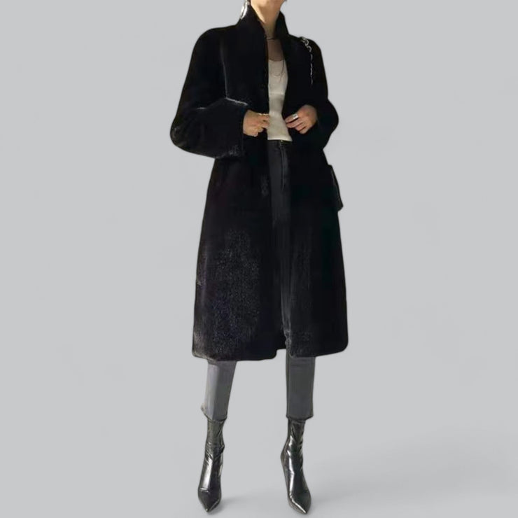 Valenti | Luxury Mink Fur Long Coat Women