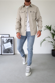 Capris OVERSHIRT - Light Stone