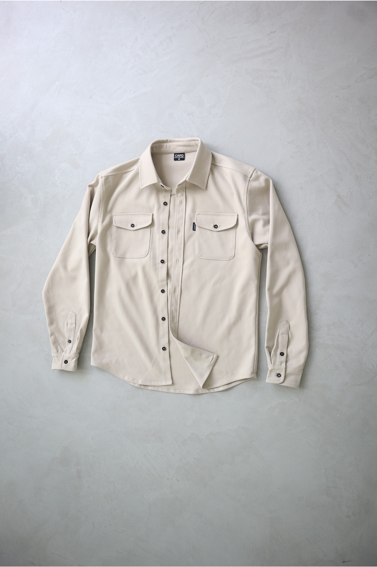 Capris OVERSHIRT - Light Stone