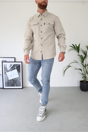 Capris OVERSHIRT - Light Stone