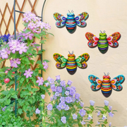 Iron Bee Art Sculpture Hangende wanddecoraties voor de tuin