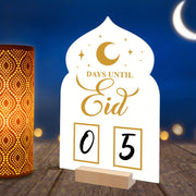 Calendário reutilizável do quadro do Ramadã