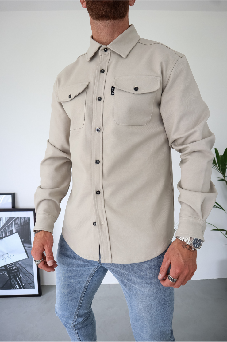 Capris OVERSHIRT - Light Stone