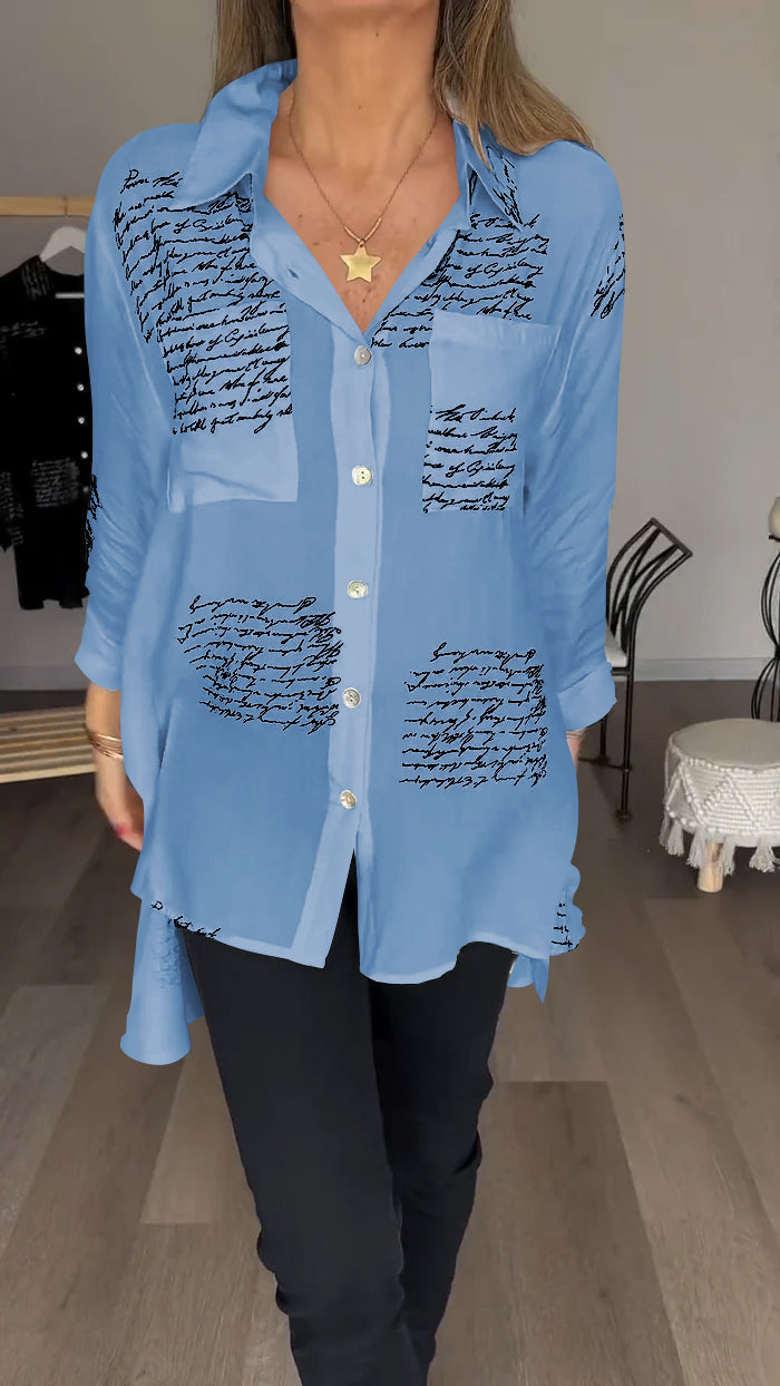 Mila | Blouse met print