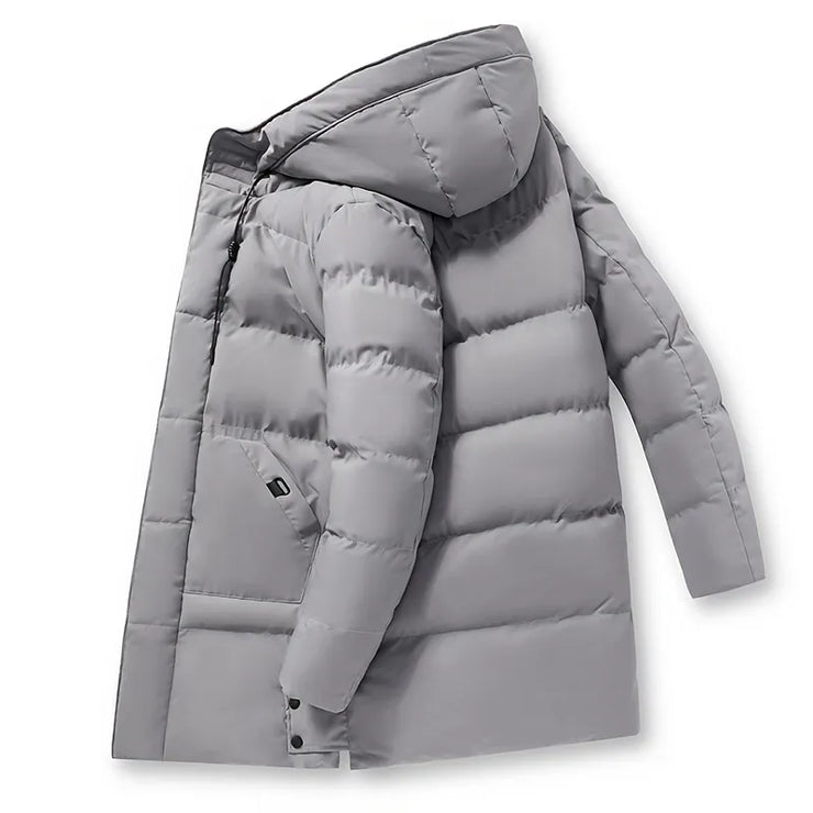 Men's Quilted Parka Winter Jacket