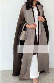 Sanzha - Cozy Jacket Scarf dress