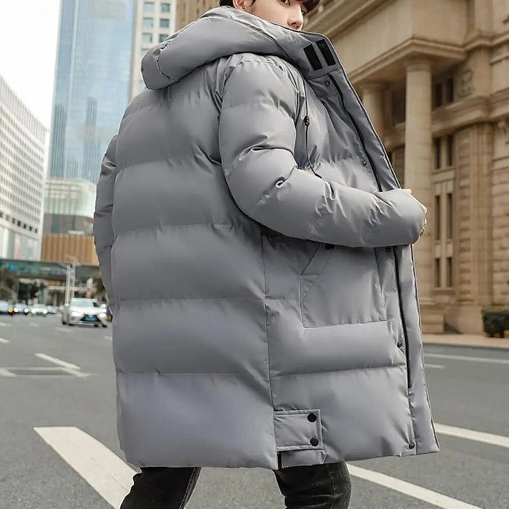 Men's Quilted Parka Winter Jacket