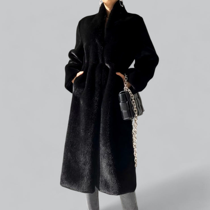 Valenti | Luxury Mink Fur Long Coat Women