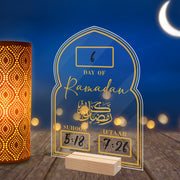 Calendário reutilizável do quadro do Ramadã