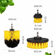 CennetBrush™  Kit 3 Borstels - De revolutie in krachtig en nauwkeurig reinigen