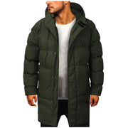 Men's Quilted Parka Winter Jacket