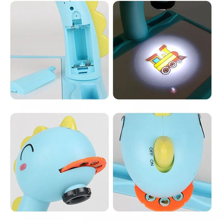 Kinder LED teken projector