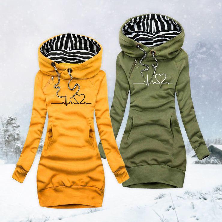 LUNA™ | 2024 - WARM EN STIJLVOL HOODIE JURK