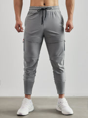 Max- HEREN STAY COOL HOGE RIB CARGO JOGGER ATHLETIC BROEK