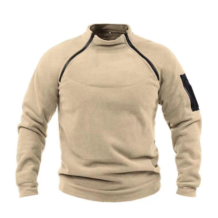 Militaire fleece trui