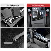 PU leather car seat organizer