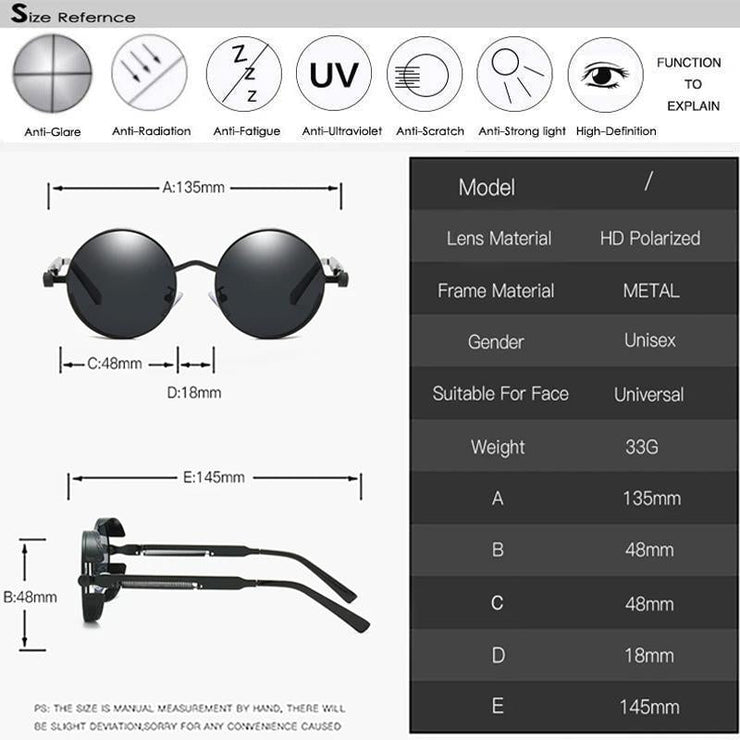 Steampunk Sunglasses | Breng je mode naar het volgende niveau en draag iets stijlvols!