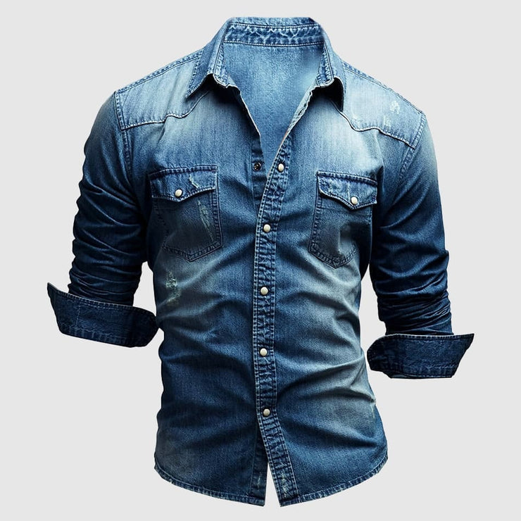 Denim Polo Shirt - Jouw Ultieme Stijlverklaring!