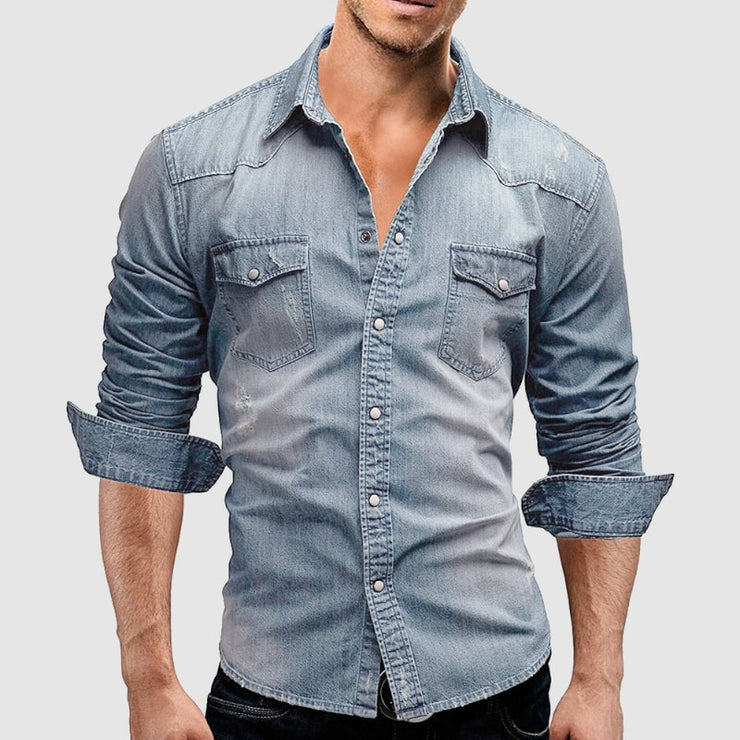 Denim Polo Shirt - Jouw Ultieme Stijlverklaring!