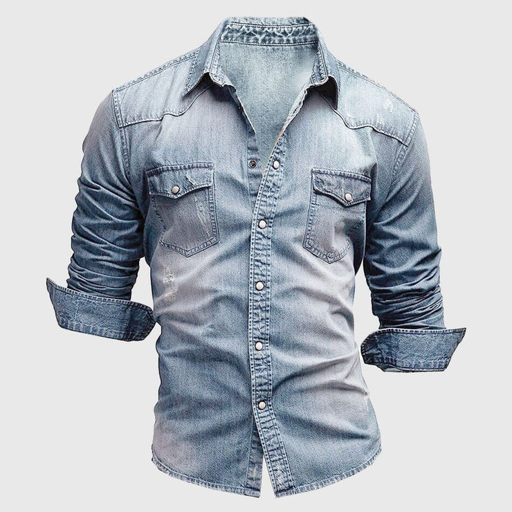 Denim Polo Shirt - Jouw Ultieme Stijlverklaring!