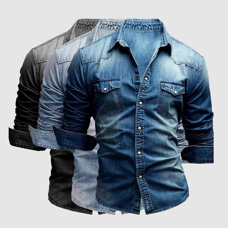 Denim Polo Shirt - Jouw Ultieme Stijlverklaring!