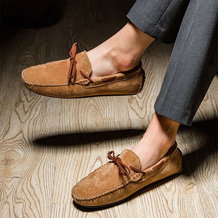 Klassieke Suède Loafers