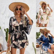 Summer dress with floral print | 50% OFF