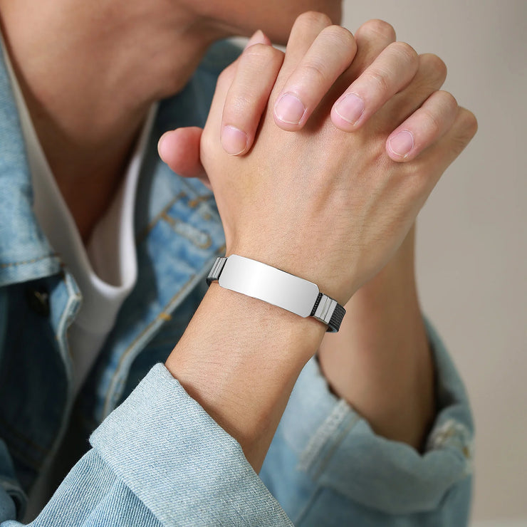 Gepersonaliseerde roestvrijstalen armband: een betekenisvol cadeau voor papa