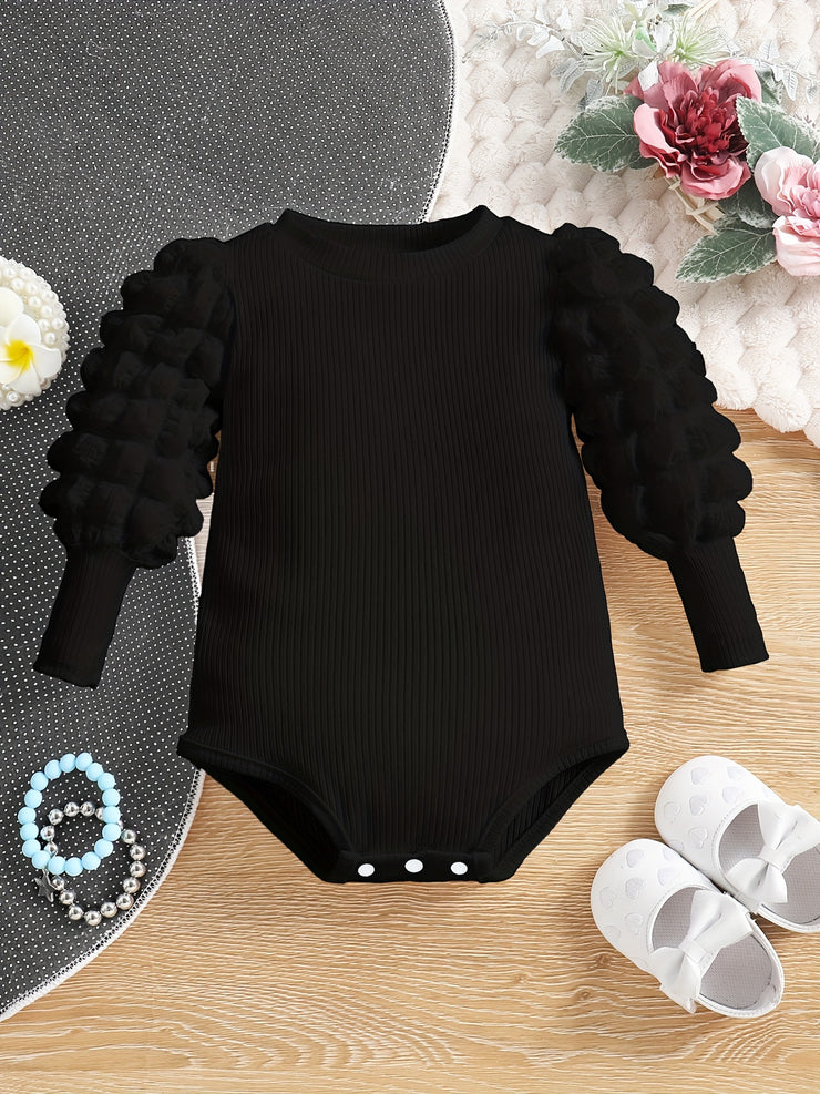 Baby Puff Sleeve Romper