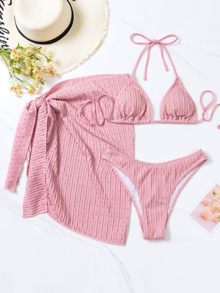 Driedelig Bikini Strand Set - 50% KORTING